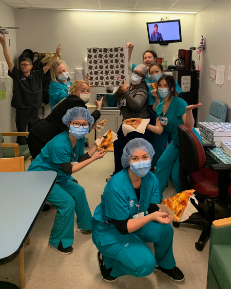 Sauce will deliver pizza to you and to the NYC hospital of your choice